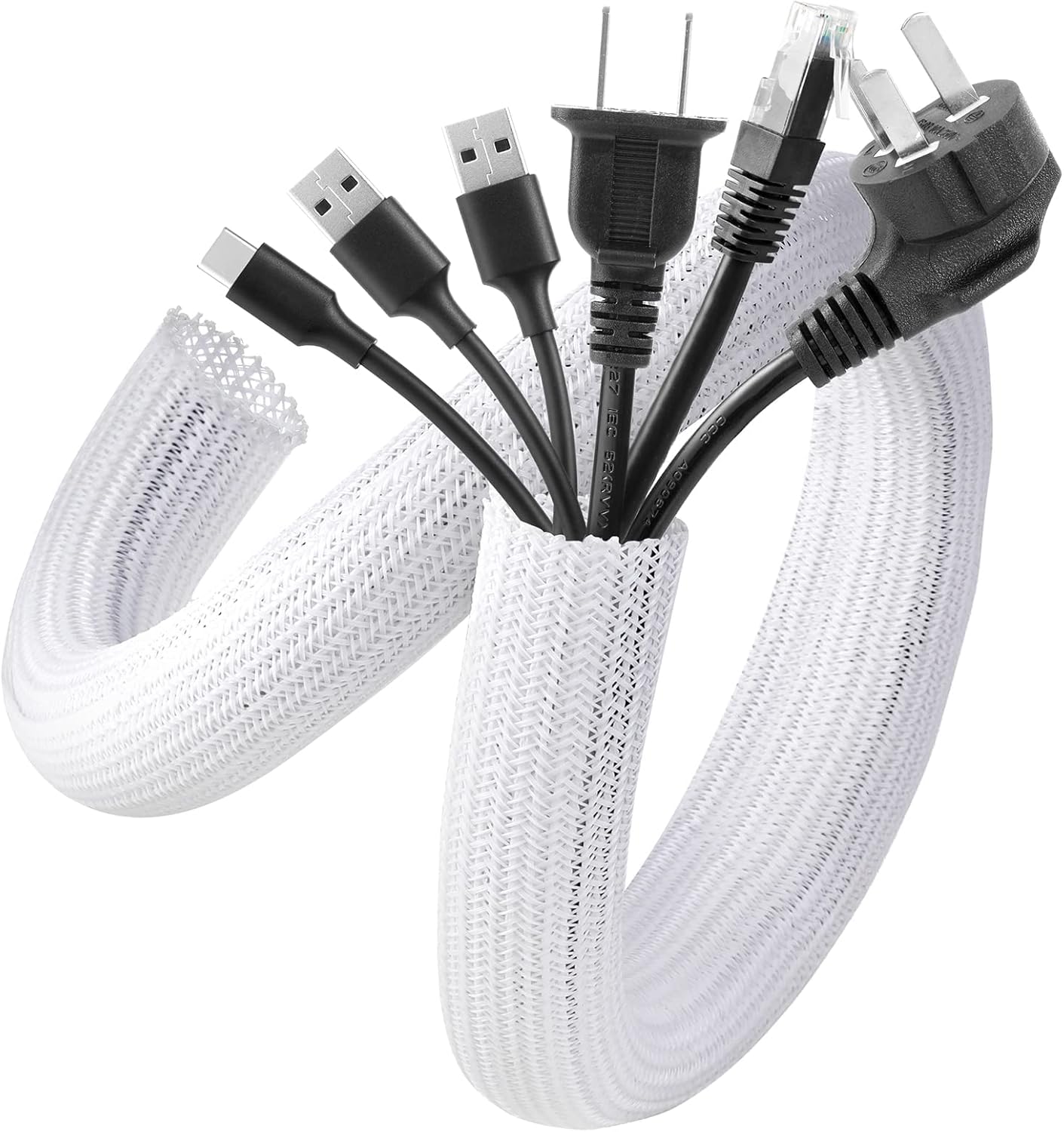 AGPTEK Cable Sleeve Cover Review: The Cheapest Desk Upgrade That Actually Matters product image