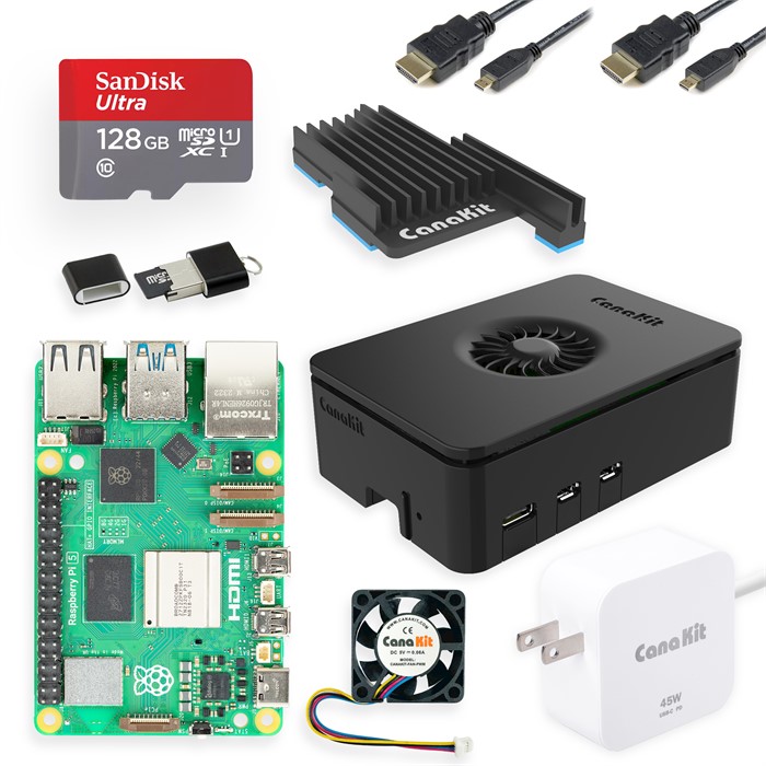 CanaKit Raspberry Pi 5 Starter Kit PRO Review: Is the 128GB Edition Worth It? product image