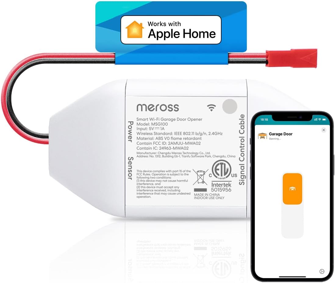 Meross Smart Garage Door Opener Review: Solid HomeKit Integration at a Fair Price product image