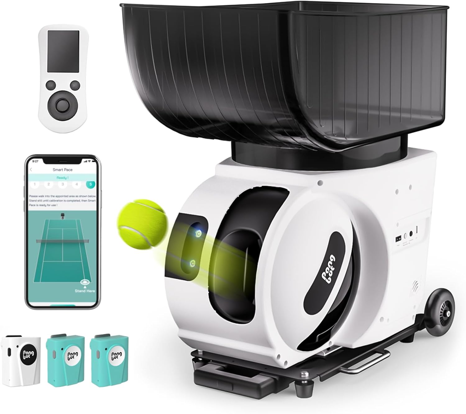 PONGBOT Pace S Pro Review: An AI Tennis Robot That Tracks You product image