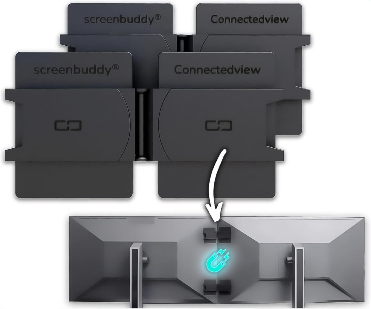 Screenbuddy Magnetic Monitor Connection Set Review: A Clever Privacy and Productivity Tool product image